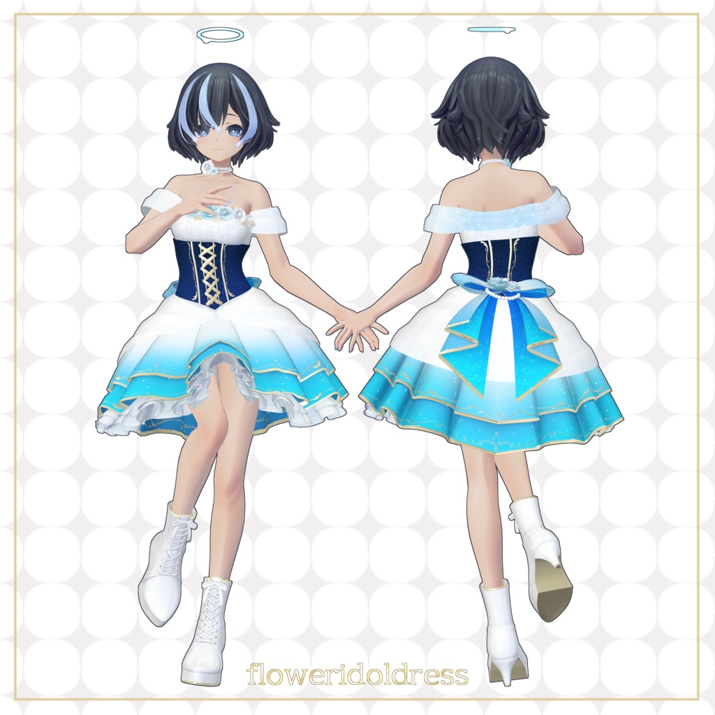 【11アバター+互換素体対応】FlowerIdolDress
