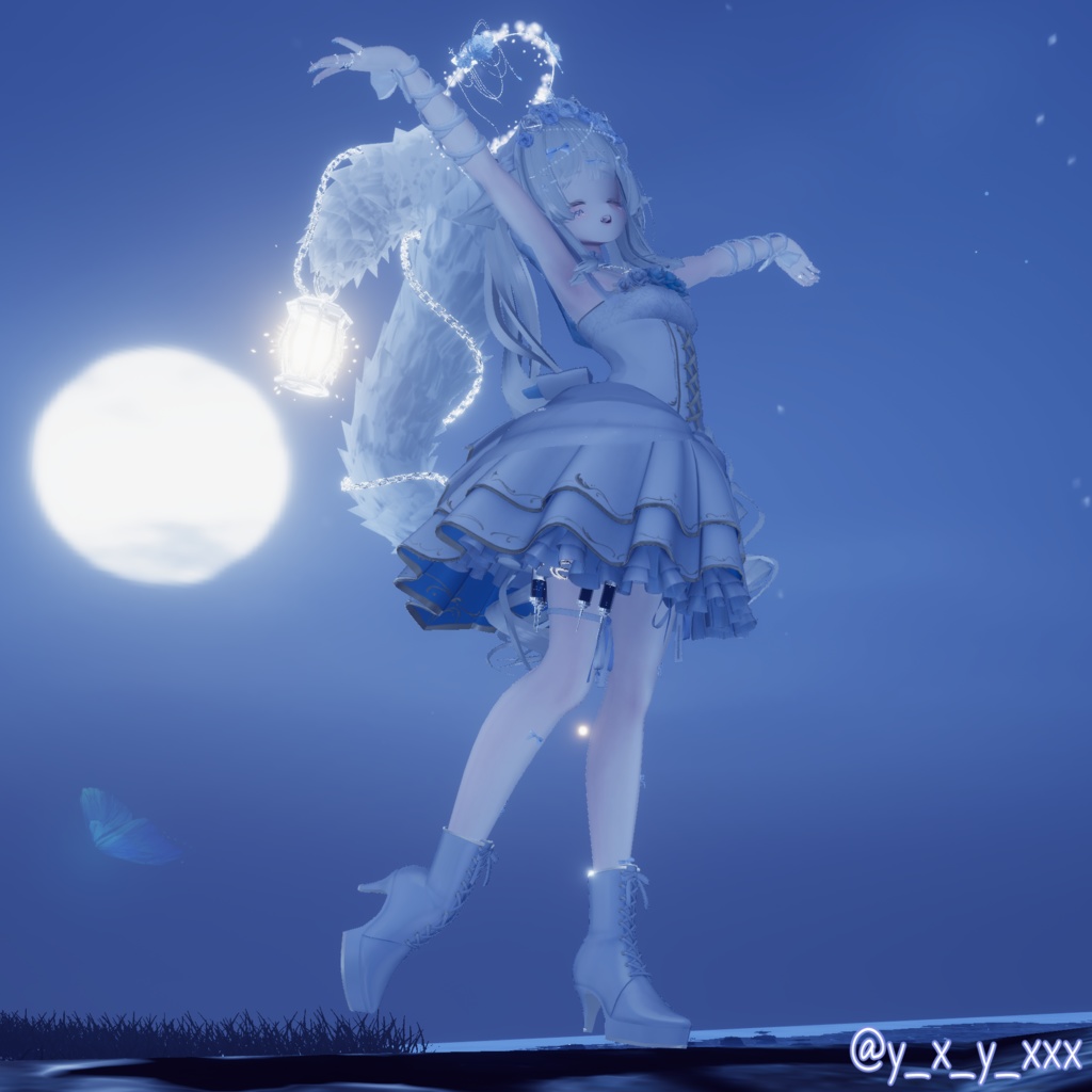 【11アバター+互換素体対応】FlowerIdolDress