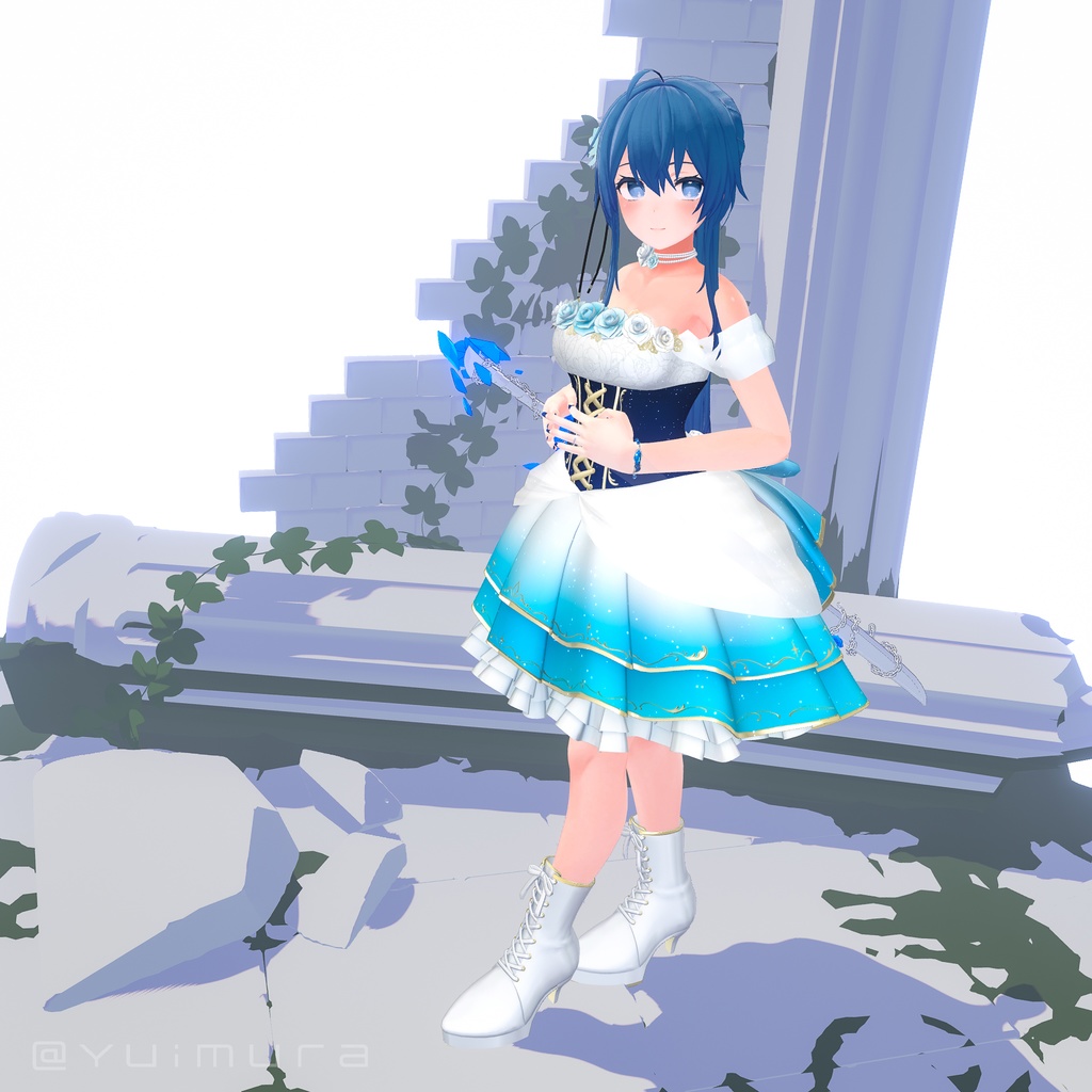 【11アバター+互換素体対応】FlowerIdolDress