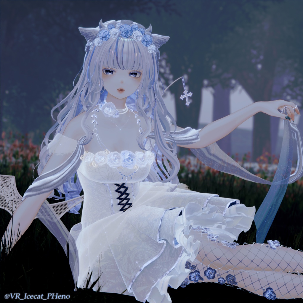 【11アバター+互換素体対応】FlowerIdolDress