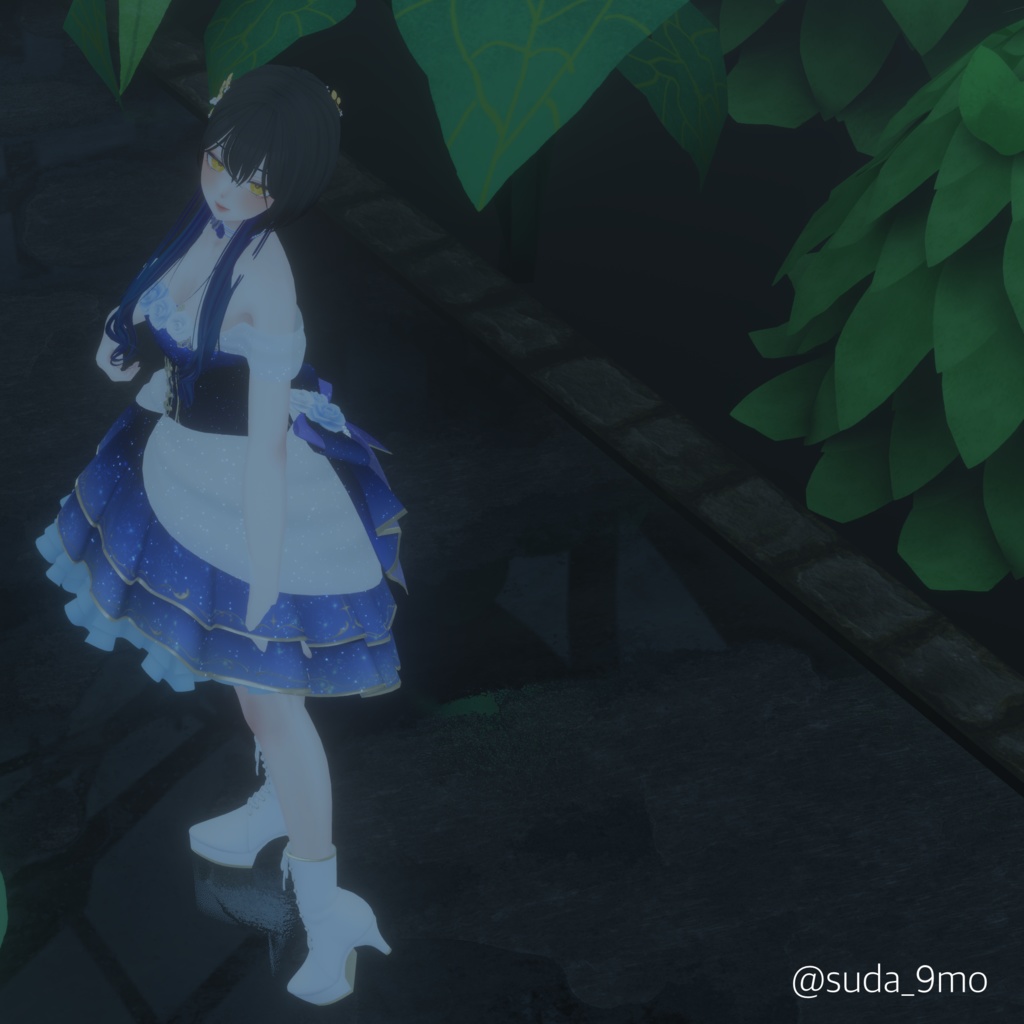 【11アバター+互換素体対応】FlowerIdolDress