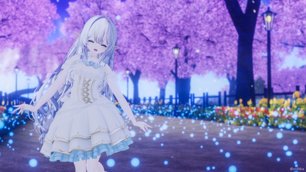 【11アバター+互換素体対応】FlowerIdolDress