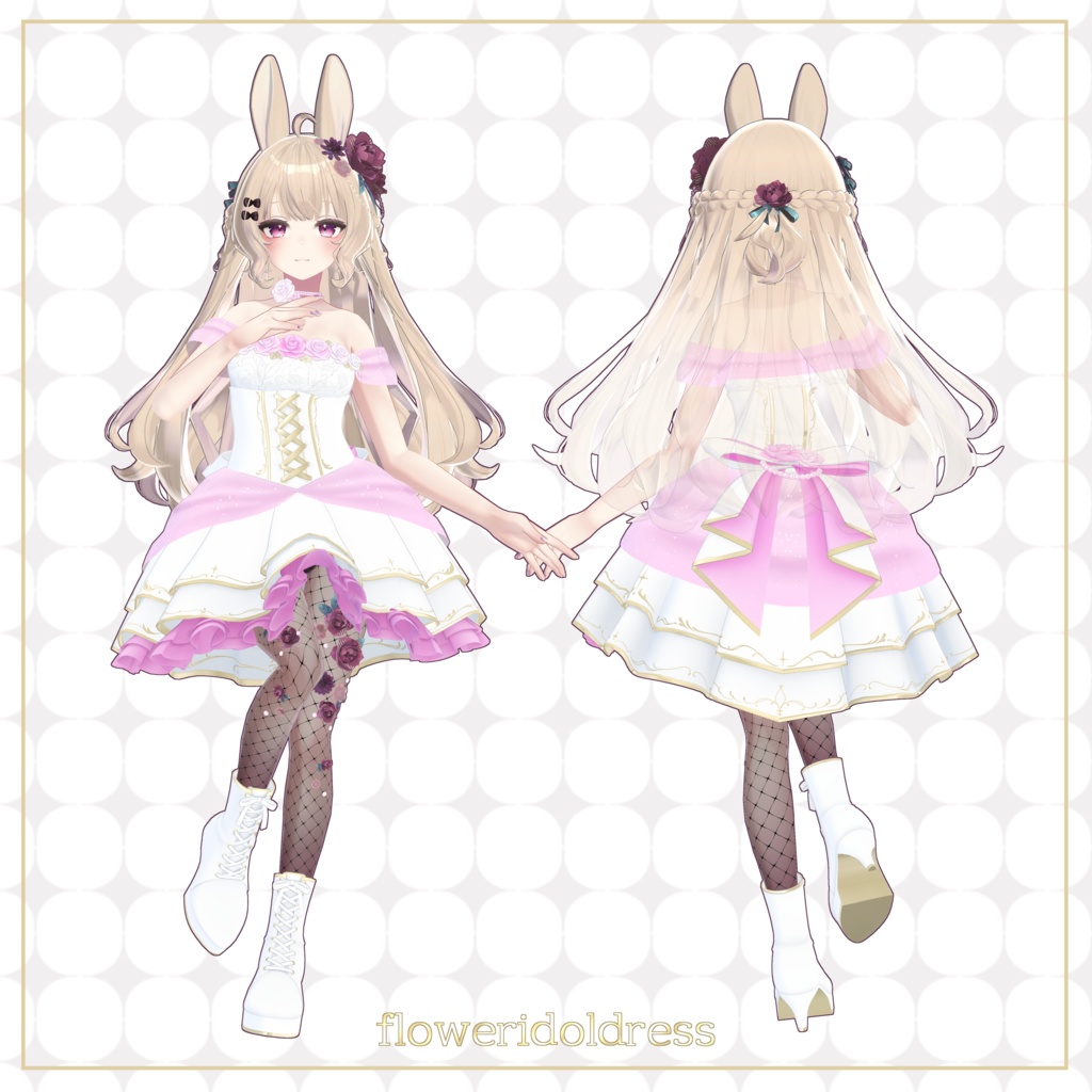 【11アバター+互換素体対応】FlowerIdolDress