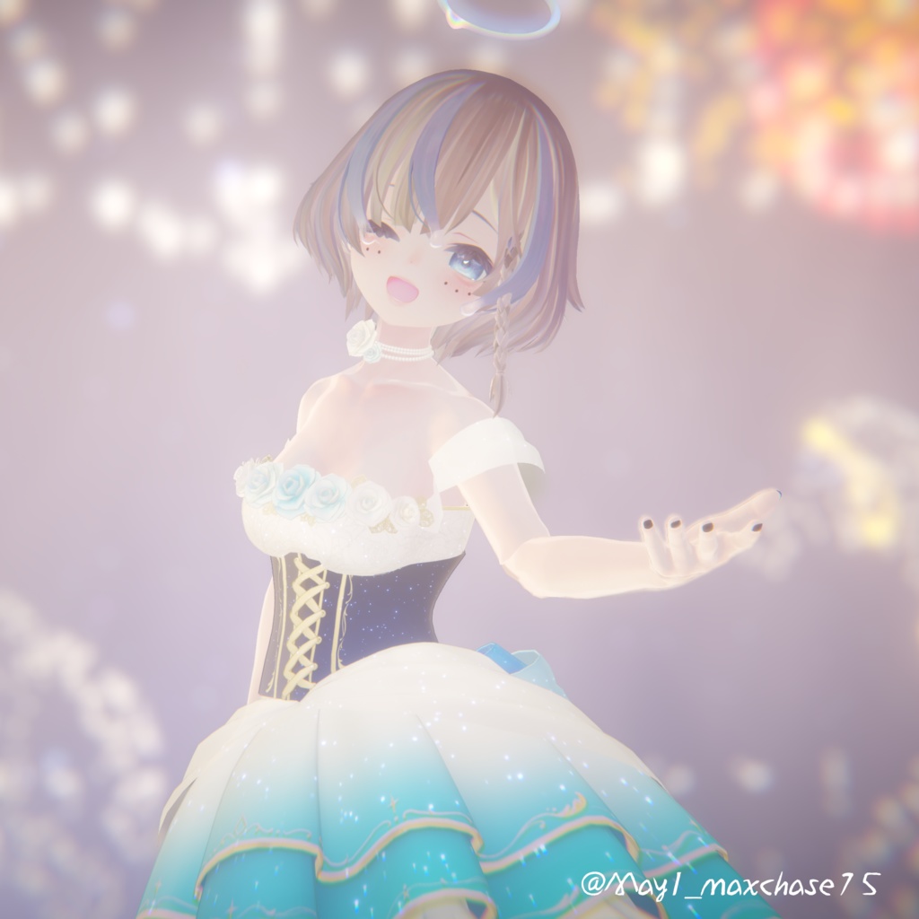 【11アバター+互換素体対応】FlowerIdolDress