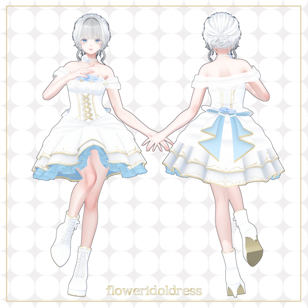 【11アバター+互換素体対応】FlowerIdolDress