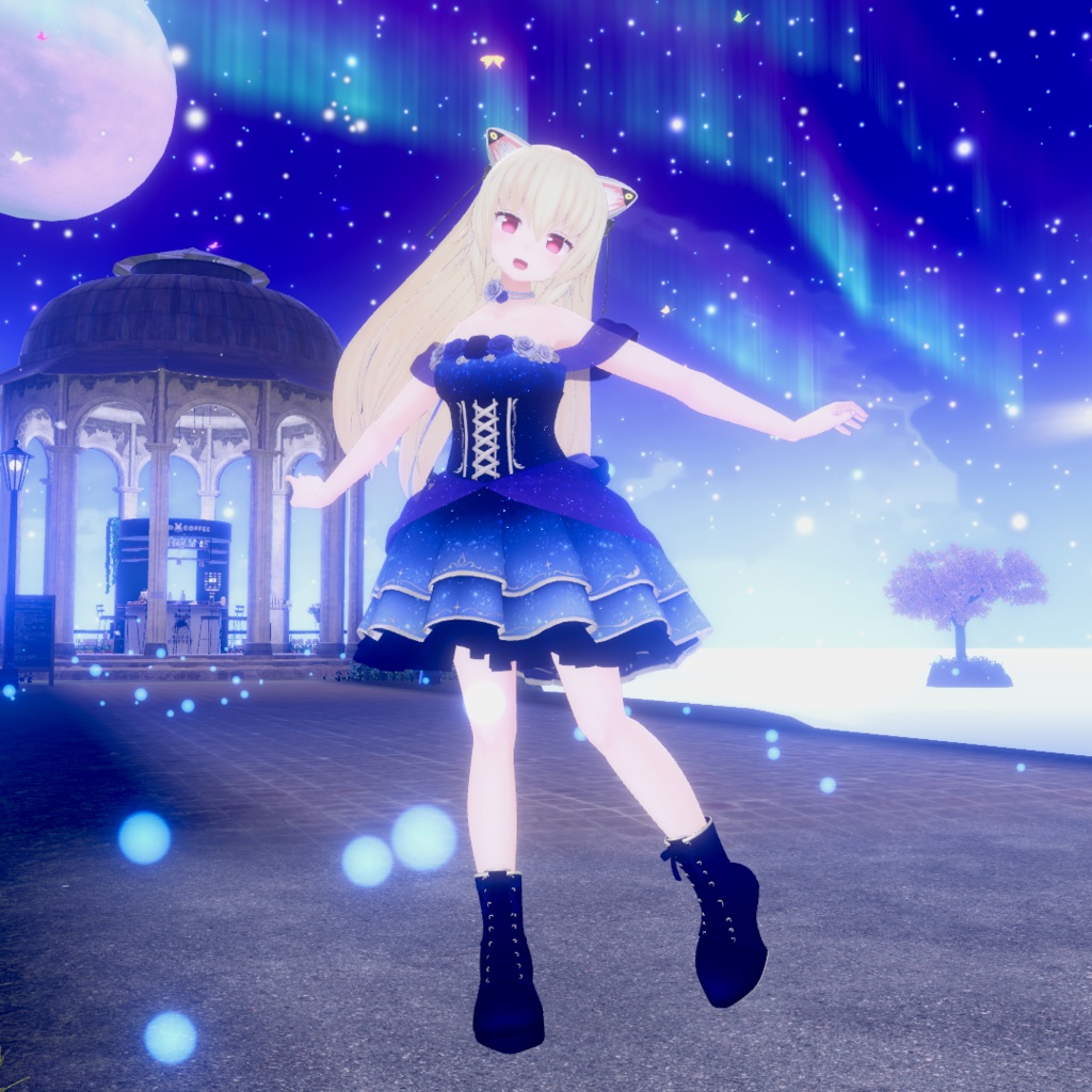 【11アバター+互換素体対応】FlowerIdolDress