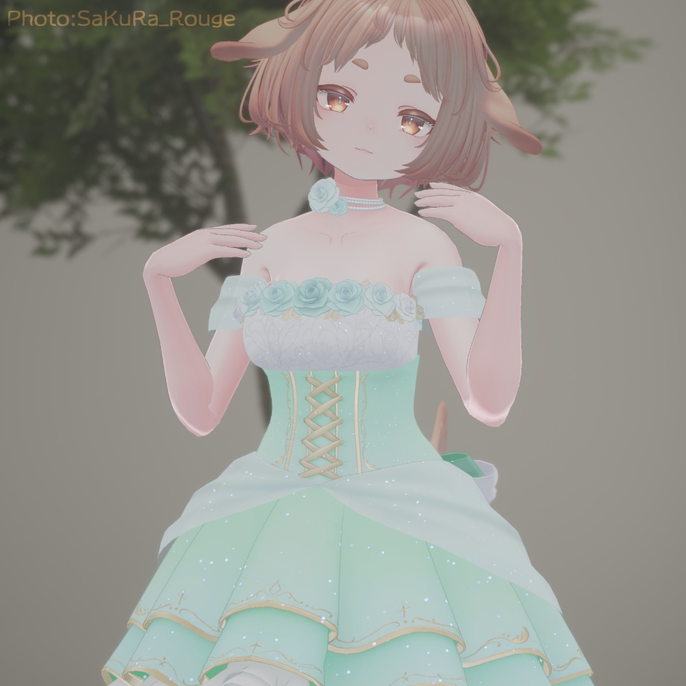 【11アバター+互換素体対応】FlowerIdolDress