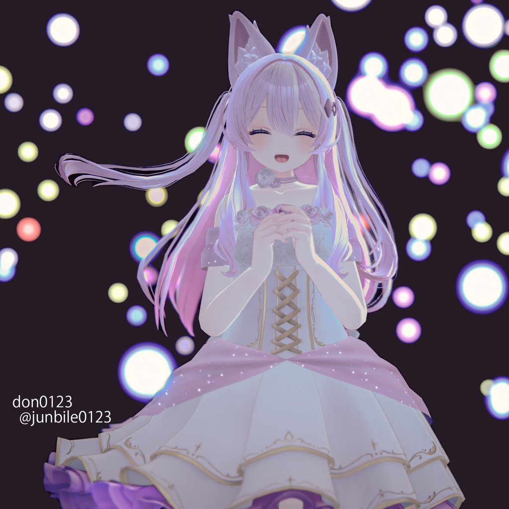 【11アバター+互換素体対応】FlowerIdolDress