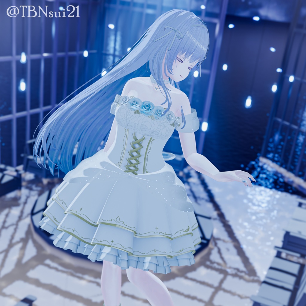 【11アバター+互換素体対応】FlowerIdolDress