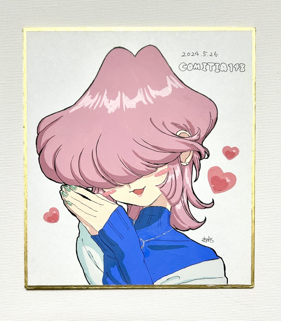 ミニ原画色紙