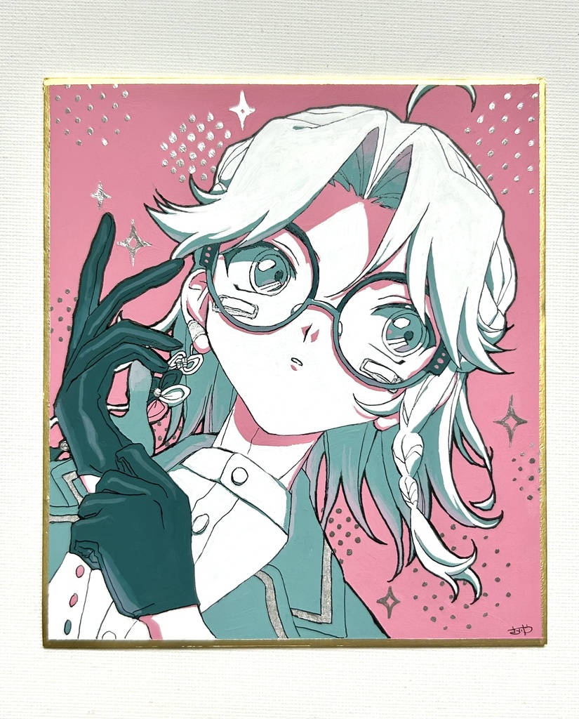 ミニ原画色紙