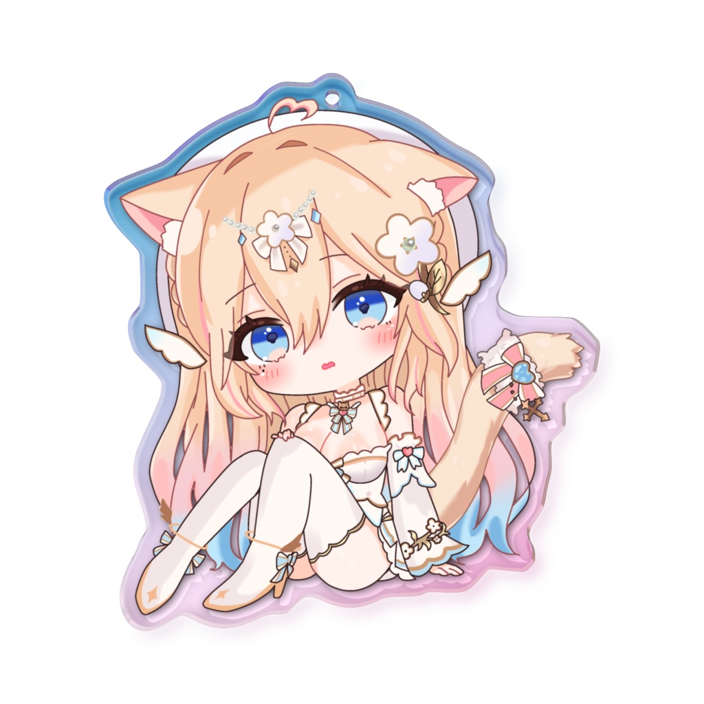 花籠リノ:オーロラアクリルキーホルダー通常Ver