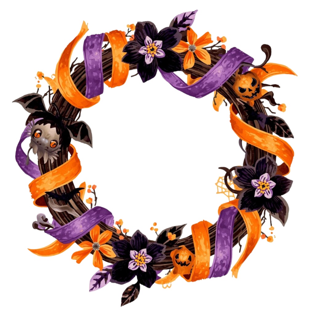 ハロウィン ガーリークリップアートコレクション PNG(15デザイン)