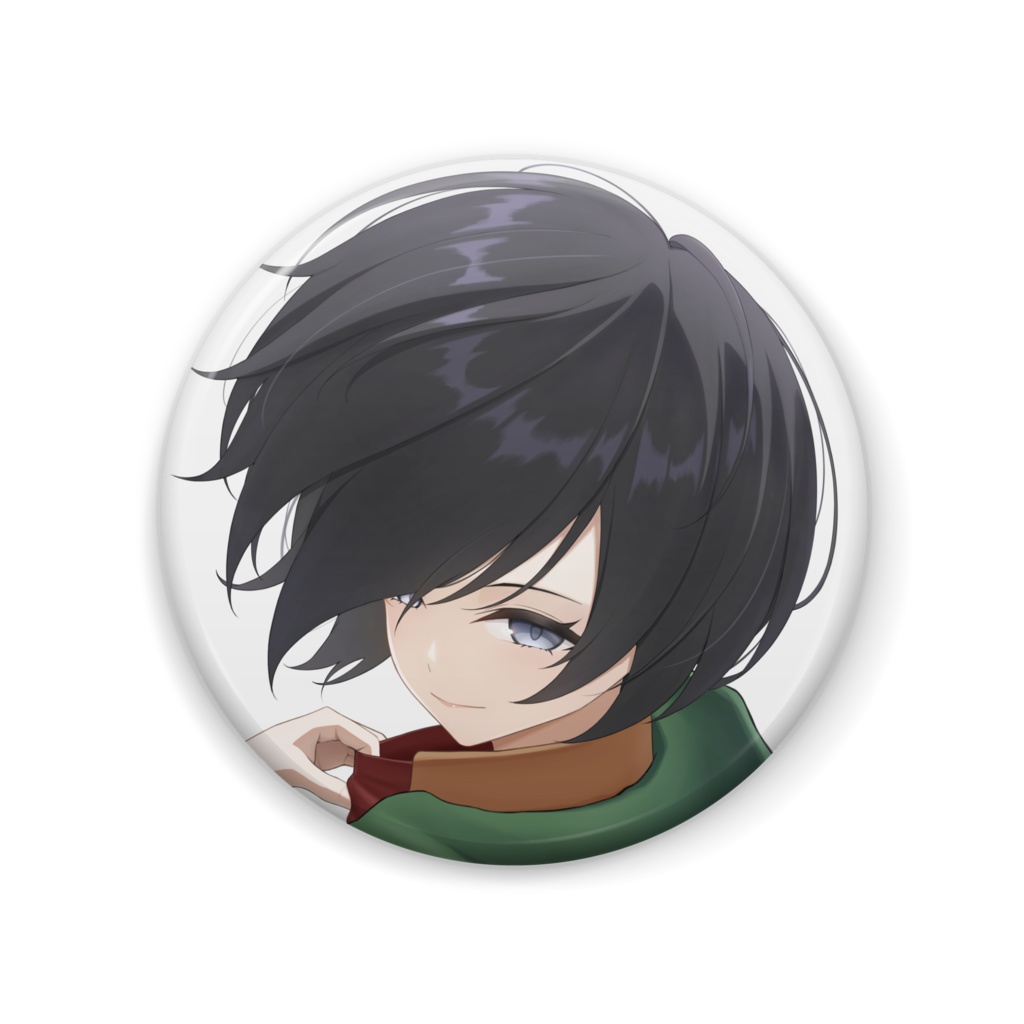 ミカサ　缶バッジ