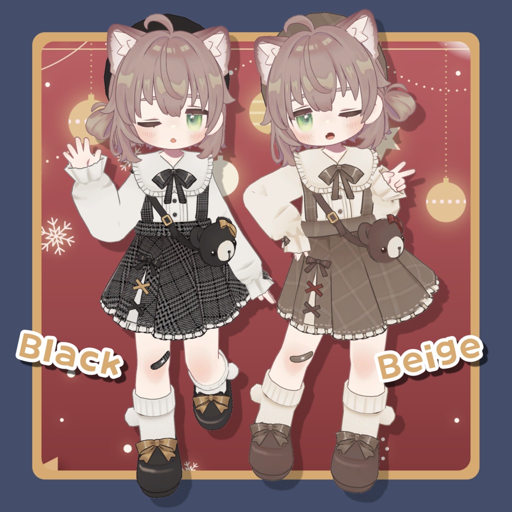 500円セール中🎉🐻りとるべあてでぃ【まめふれんず・えも研・ネメシス対応】衣装