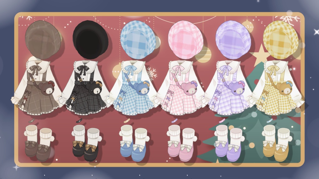 500円セール中🎉🐻りとるべあてでぃ【まめふれんず・えも研・ネメシス対応】衣装