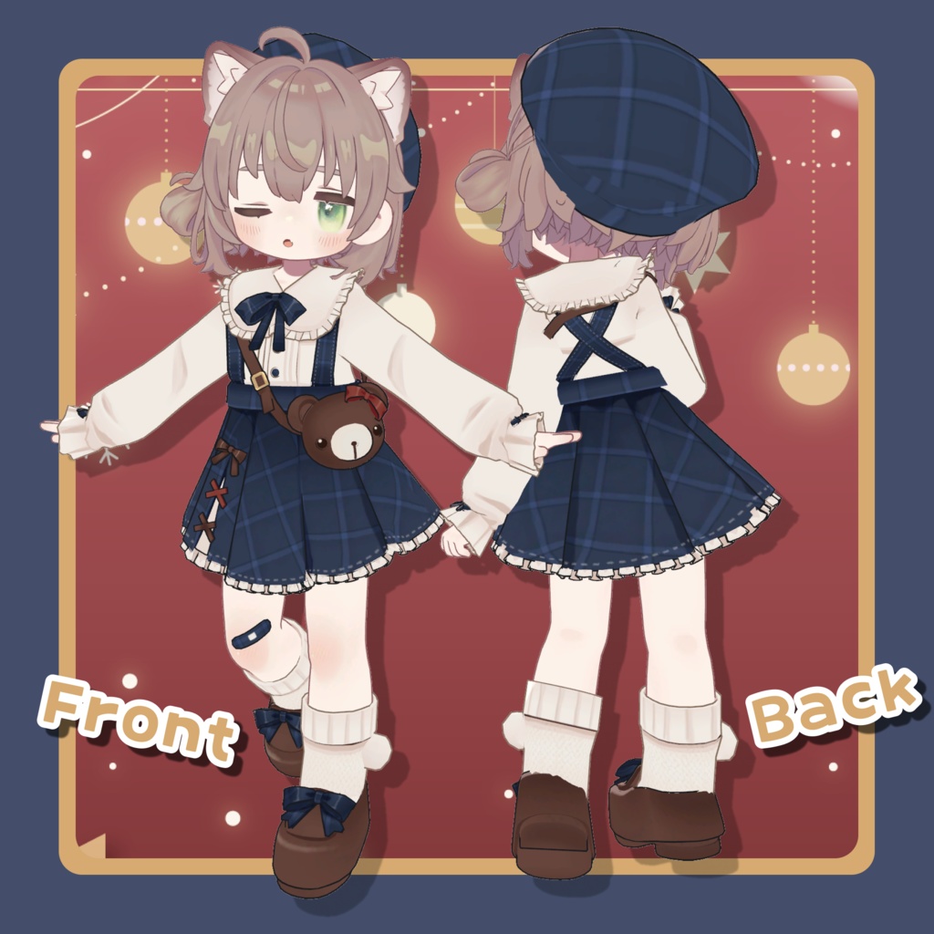 500円セール中🎉🐻りとるべあてでぃ【まめふれんず・えも研・ネメシス対応】衣装