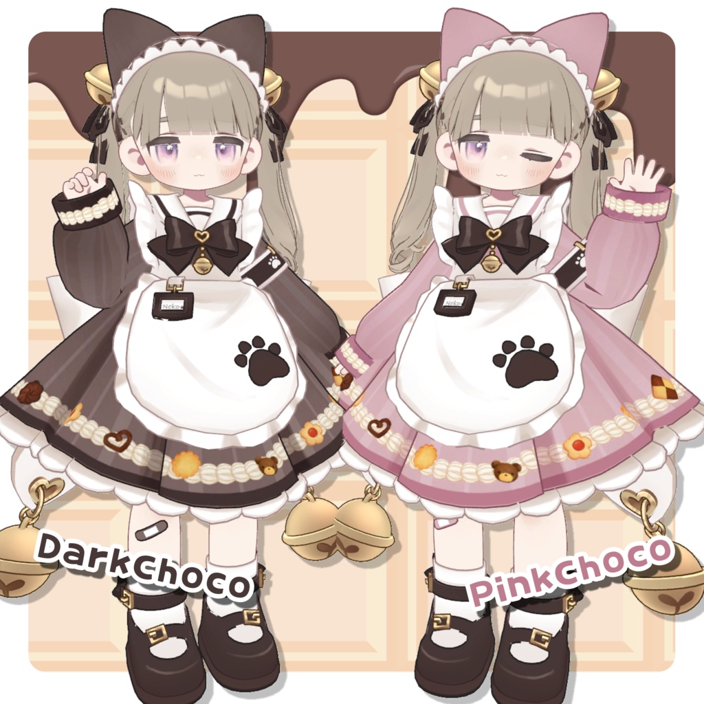 【記念セール中】たまねこ🐾【3D衣装】3アバター対応