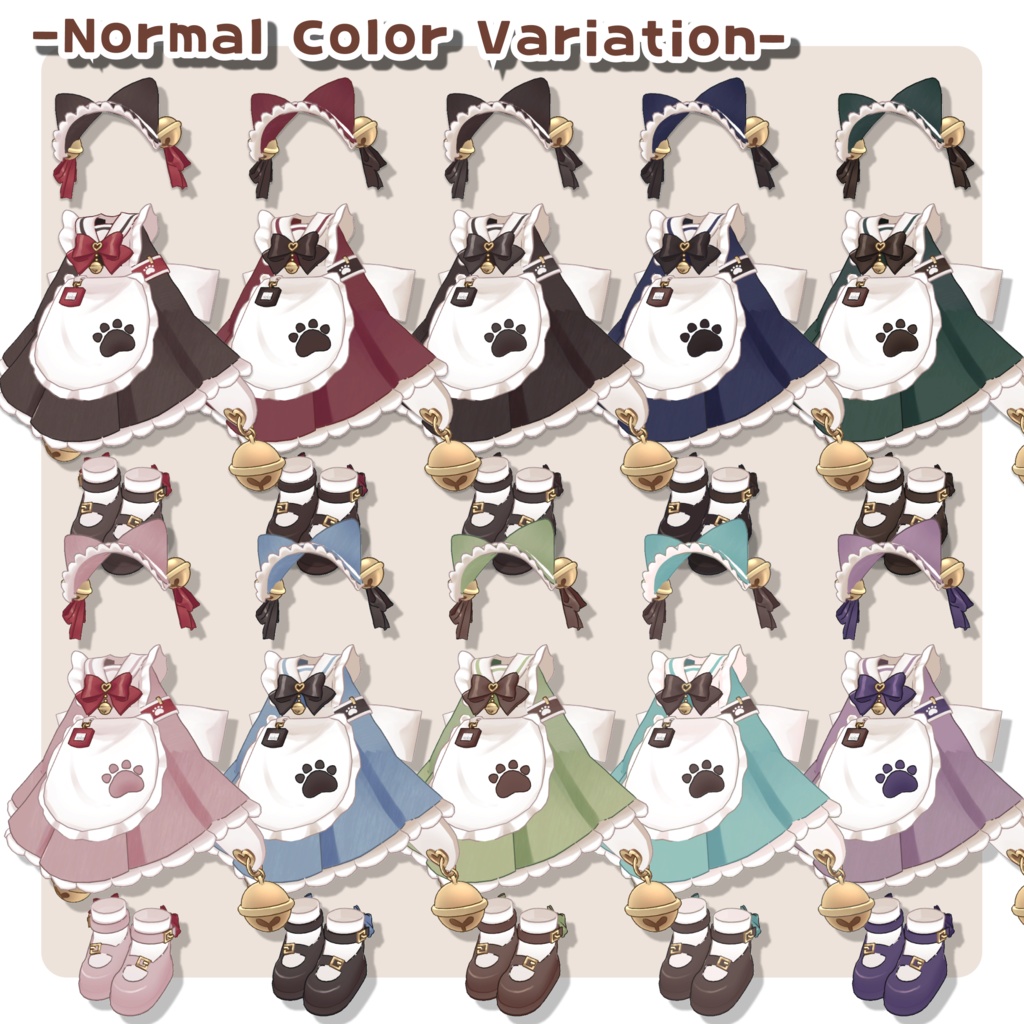 【記念セール中】たまねこ🐾【3D衣装】3アバター対応