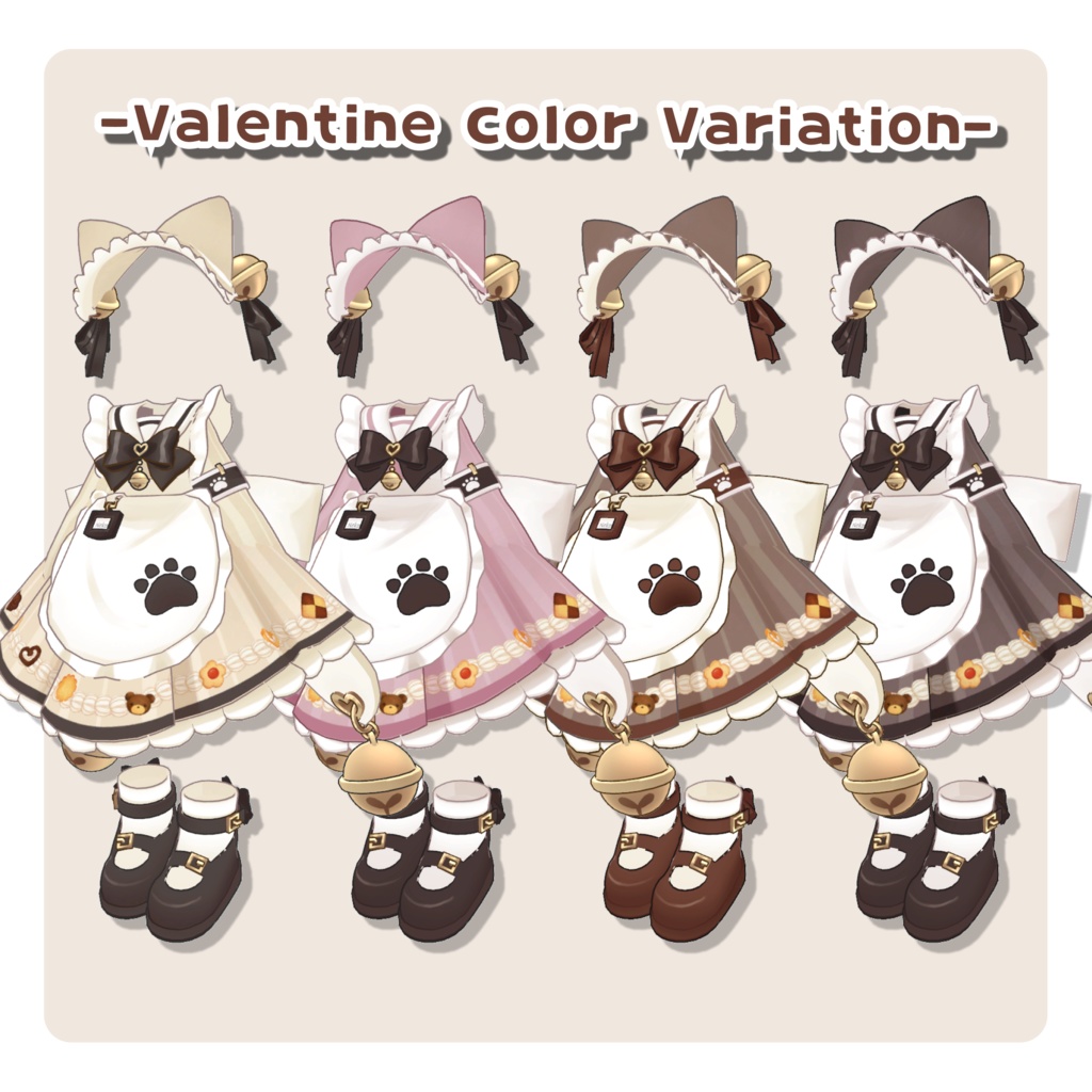 【記念セール中】たまねこ🐾【3D衣装】3アバター対応