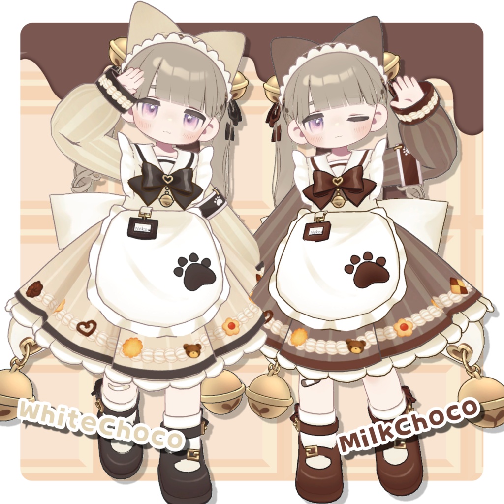 【記念セール中】たまねこ🐾【3D衣装】3アバター対応