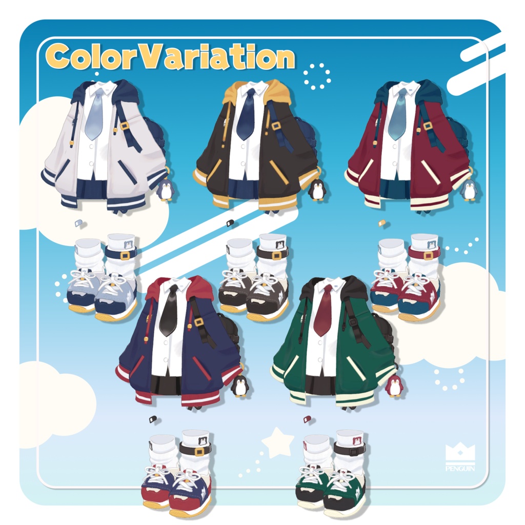 【6/19発売】ペンギンデイズ🐧【5アバター対応】