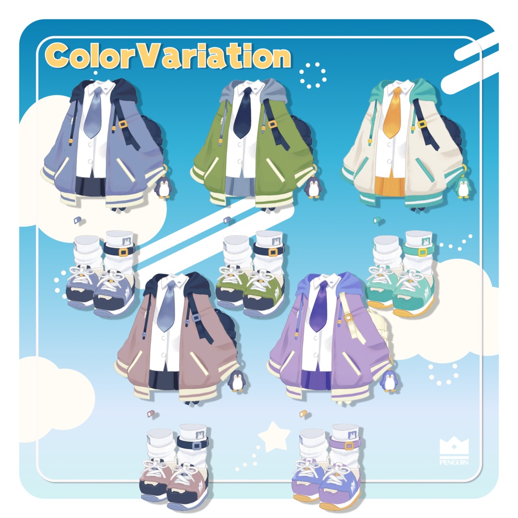 【6/19発売】ペンギンデイズ🐧【5アバター対応】