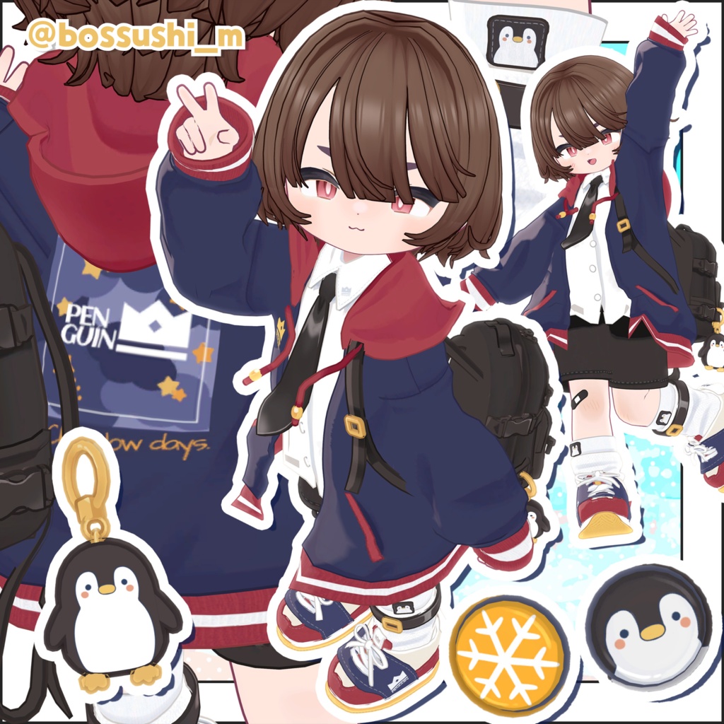 【6/19発売】ペンギンデイズ🐧【5アバター対応】