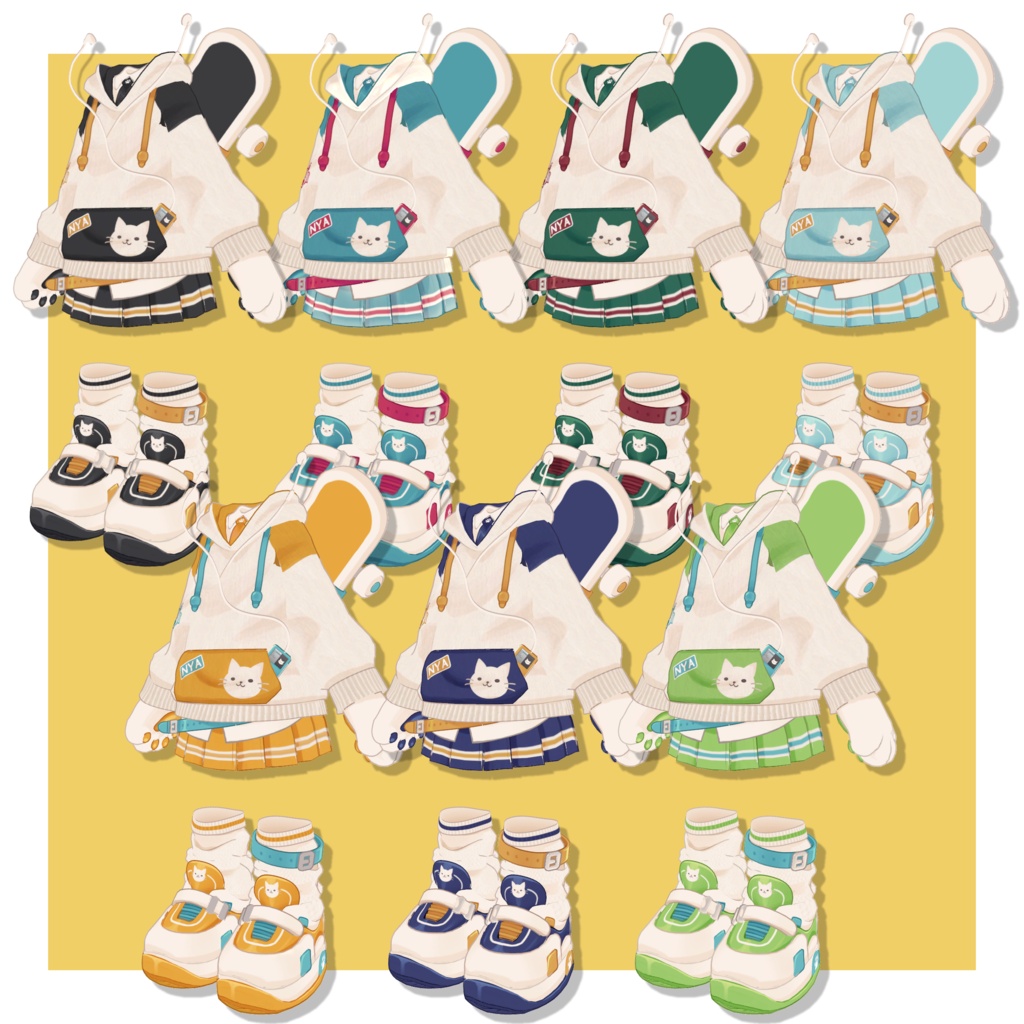 【8/28発売】にゃんだふるでいず🛹【5アバター対応】