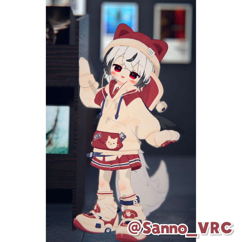 【発売記念SALE🐱】にゃんだふるでいず🛹【5アバター対応】