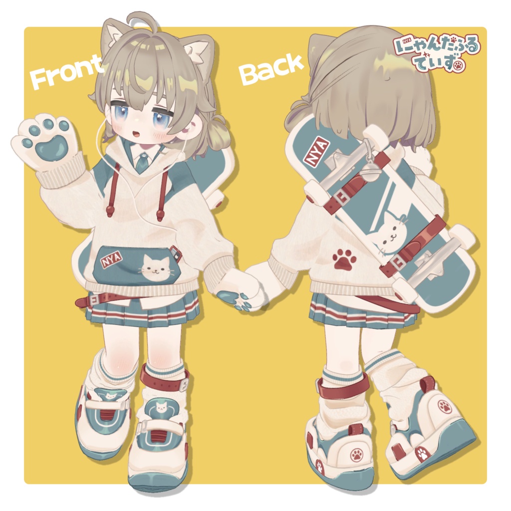 【8/28発売】にゃんだふるでいず🛹【5アバター対応】