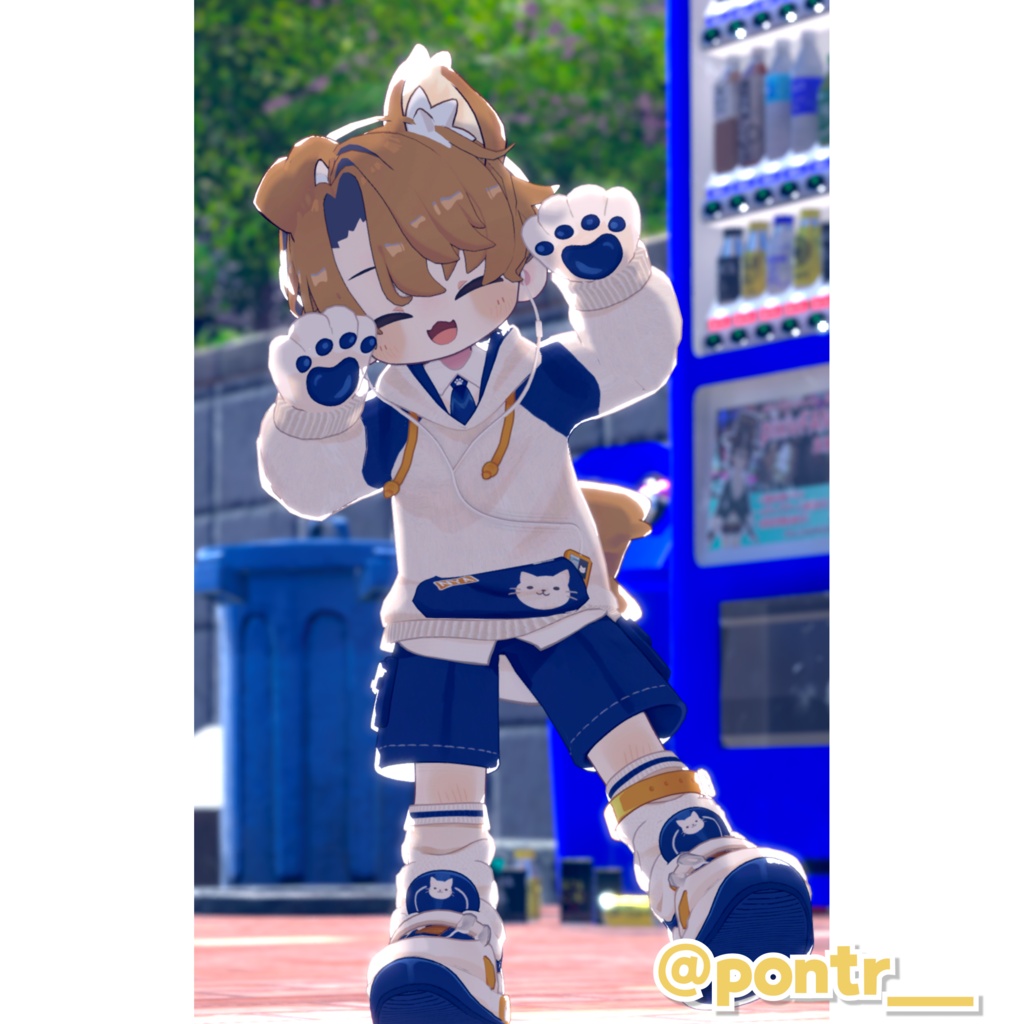 【発売記念SALE🐱】にゃんだふるでいず🛹【5アバター対応】