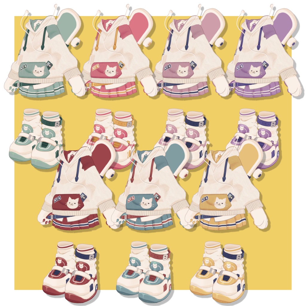 【8/28発売】にゃんだふるでいず🛹【5アバター対応】