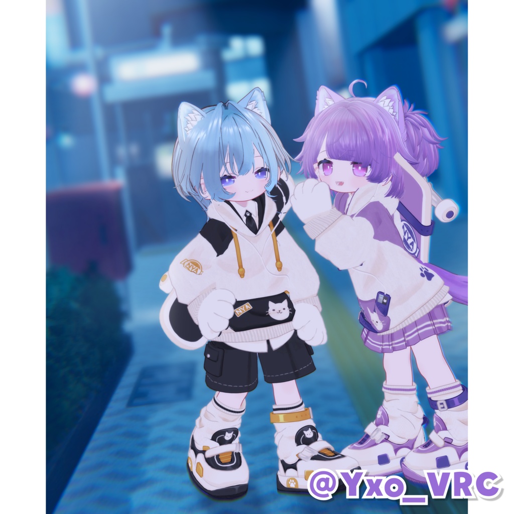 【発売記念SALE🐱】にゃんだふるでいず🛹【5アバター対応】