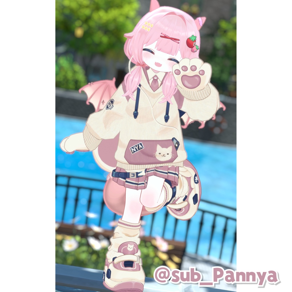 【発売記念SALE🐱】にゃんだふるでいず🛹【5アバター対応】