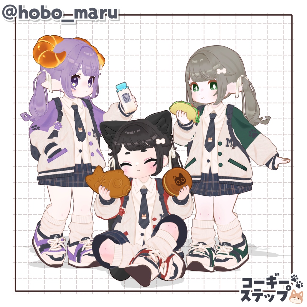 【10/16(金) 18:00発売】コーギーステップ🐾【5アバター対応】