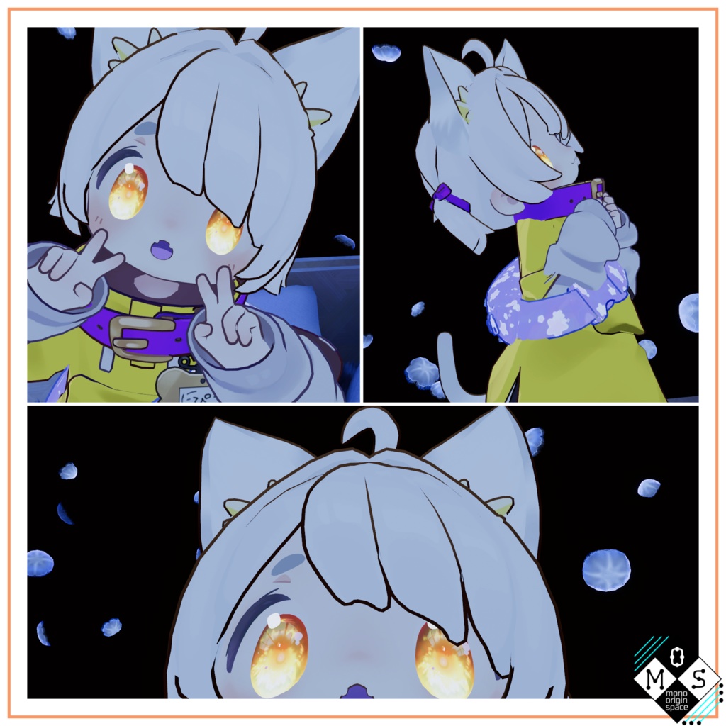 まめひなた専用]ねこみみ・しっぽセット - MOS - BOOTH