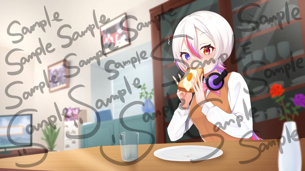 2022年LuKia誕生日記念グッズ アクリルキーホルダー/長袖Tシャツ/ポストカード/缶バッチ