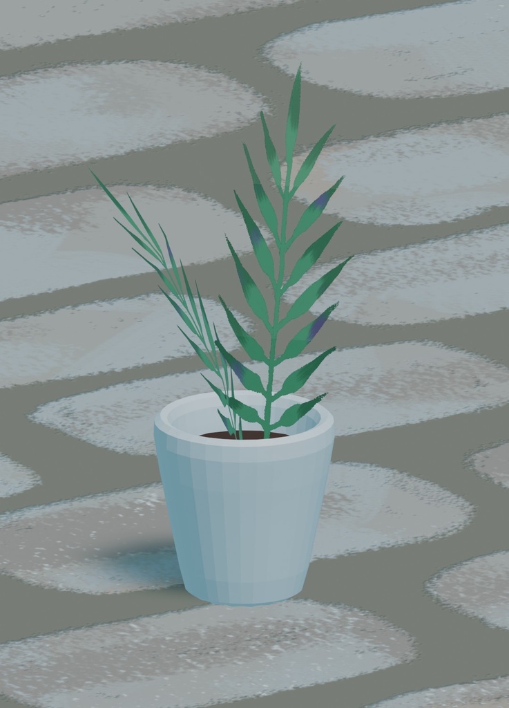観葉植物たち(plants model)