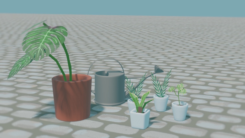 観葉植物たち(plants model)
