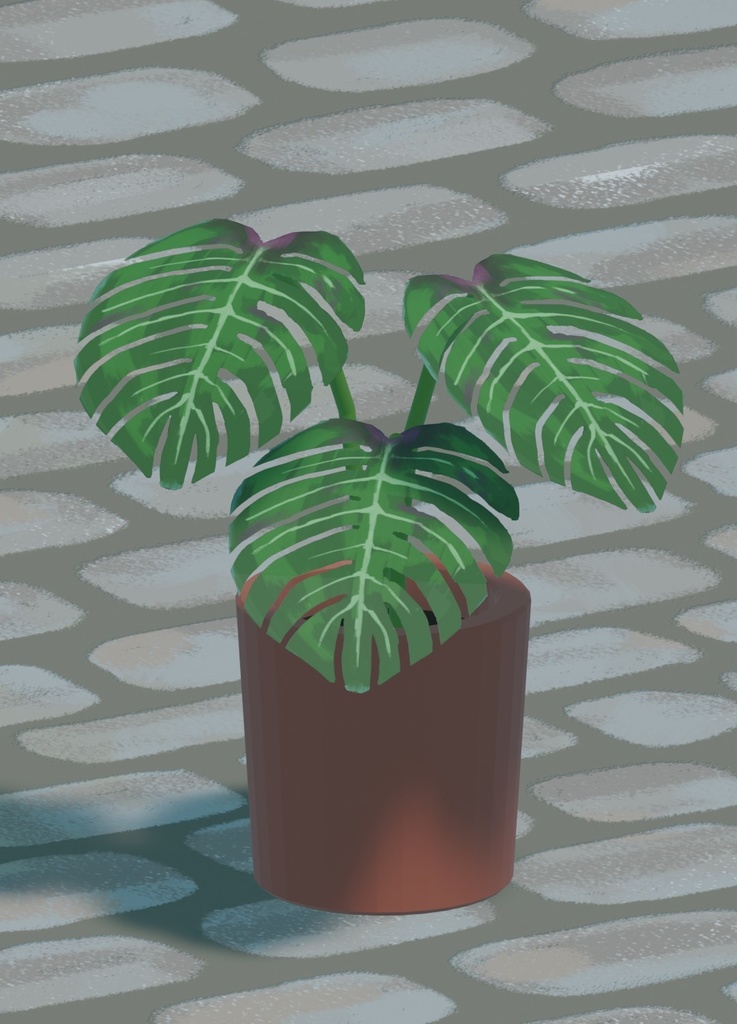 観葉植物たち(plants model)