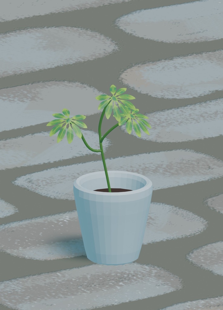 観葉植物たち(plants model)