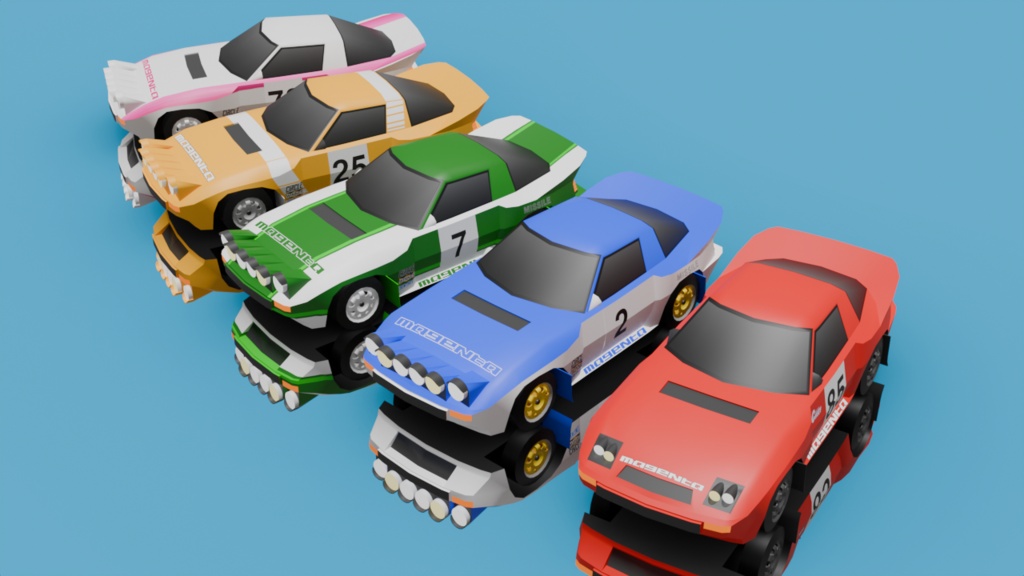 【3D Model】SB7/SB7B (商用可/Commercial Use Allowed)