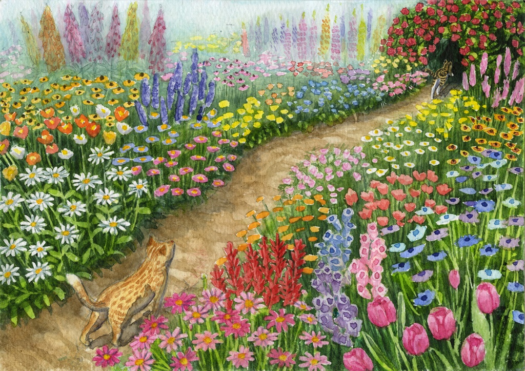 ミニ絵本 プイプイと庭のトンネル