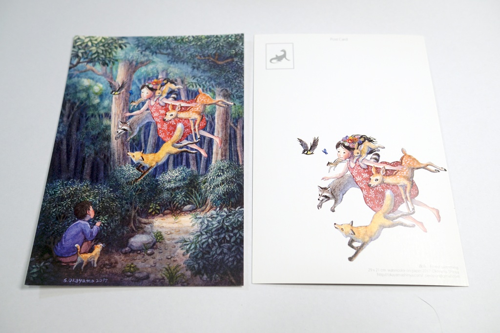 ポストカード 両面カラー 12枚セット