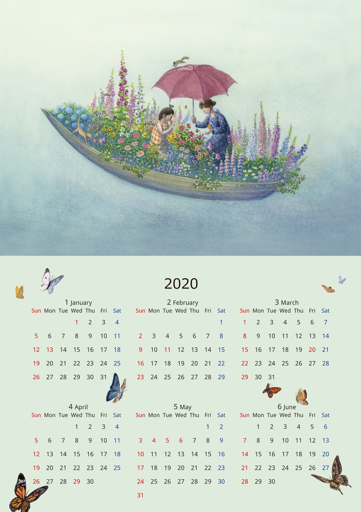 2019年 カレンダー