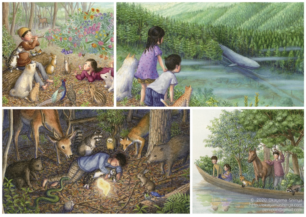 2020年カレンダー ~いきものたちと季節の物語~ 2020 Calendar