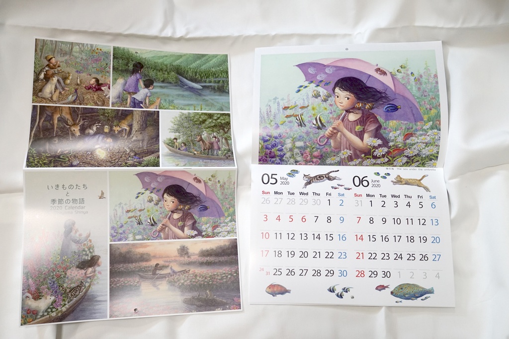 2020年カレンダー ~いきものたちと季節の物語~ 2020 Calendar