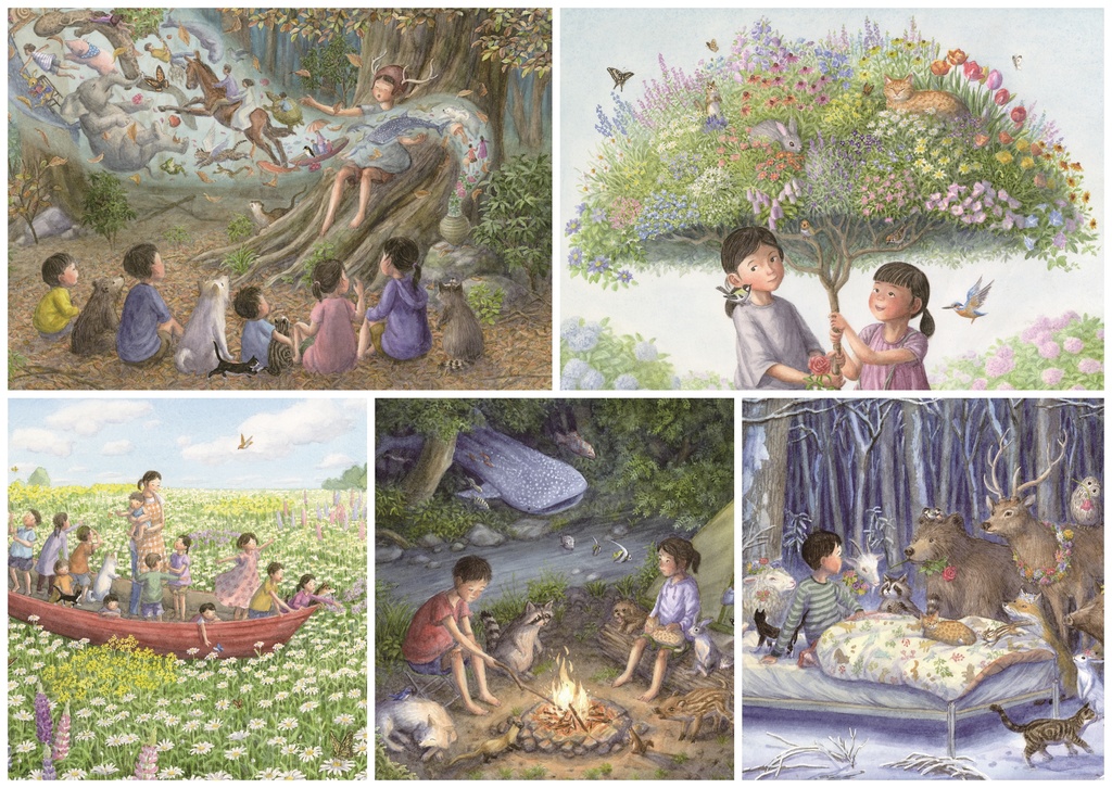 2022年カレンダー ~いきものたちと季節の物語~ 2022 Calendar