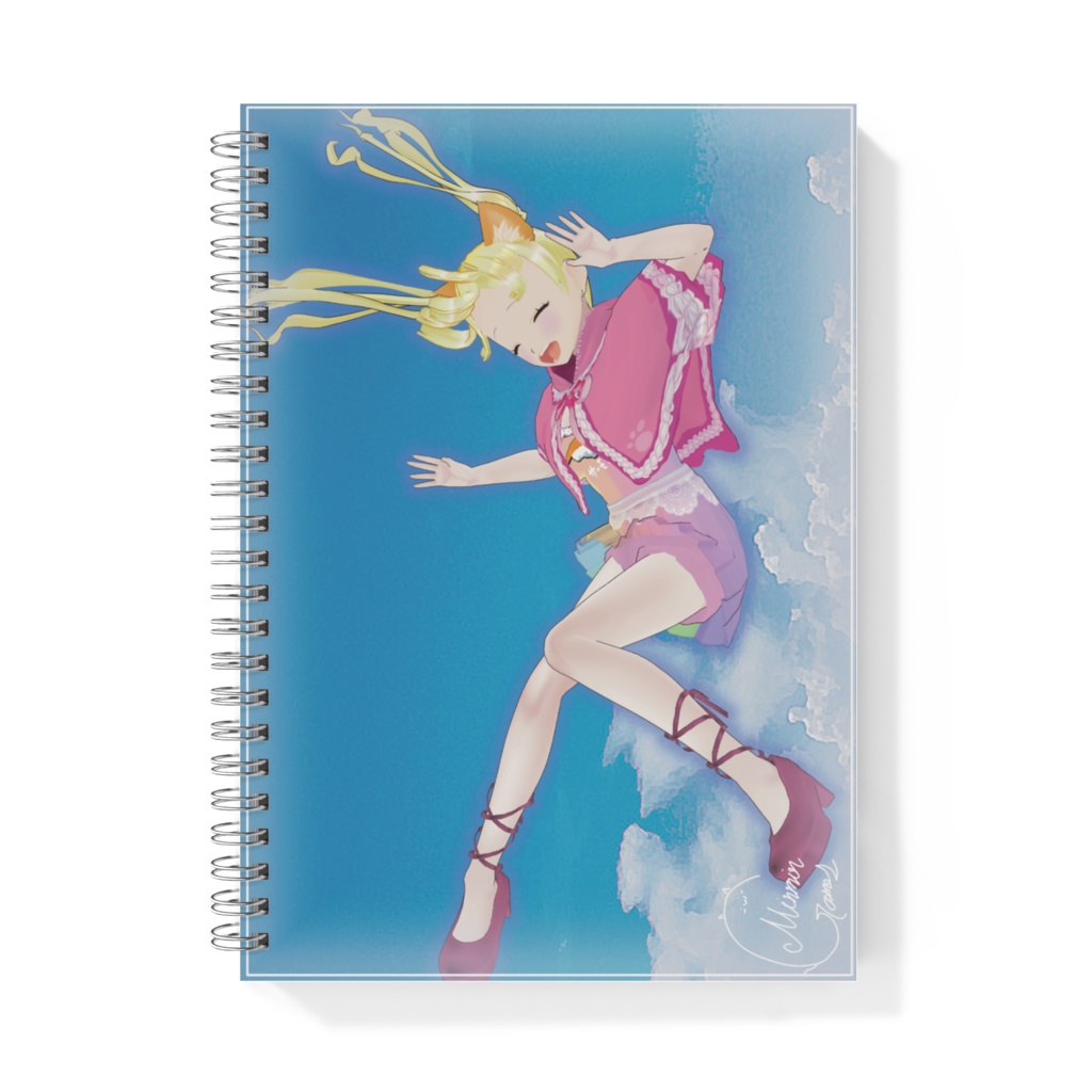 A5サイズ：絵柄2パターンリングノート